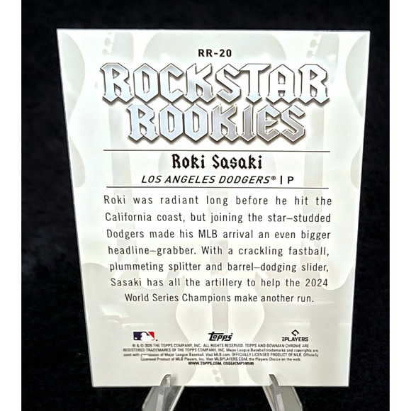 Los Angeles Dodgers RC Auto, Numbered and Inserts Sasaki, Pages, Grove, Kim - Picture 5 of 10